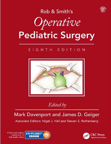 Operative Pediatric Surgery Rob & Smith